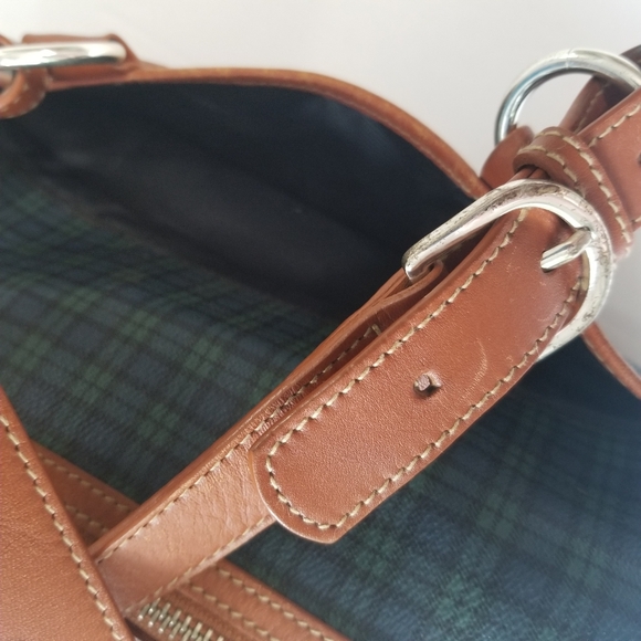 Vintage Ralph Lauren Plaid Barrel Purse - Picture 10 of 16